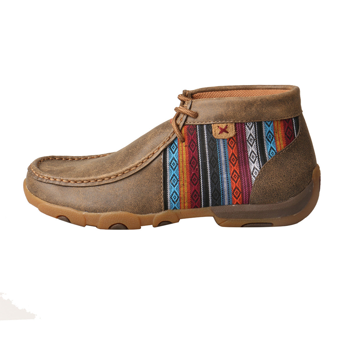 Twisted X Chukka Bomber Brown/Multi Side