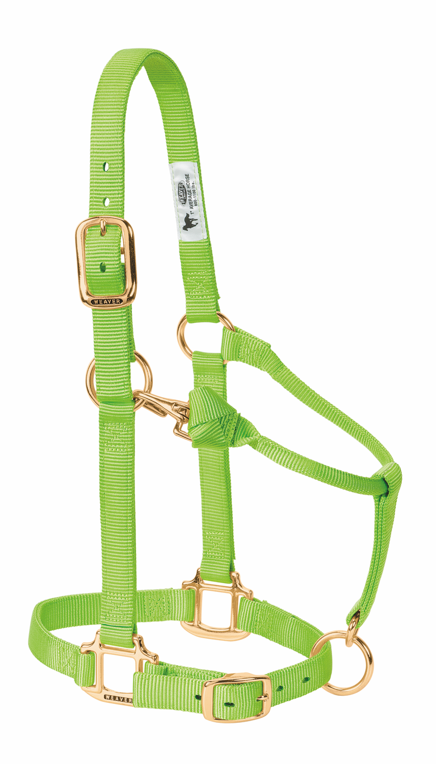 Weaver Adjustable Chin Throat Snap Halter 3/4" Suckling