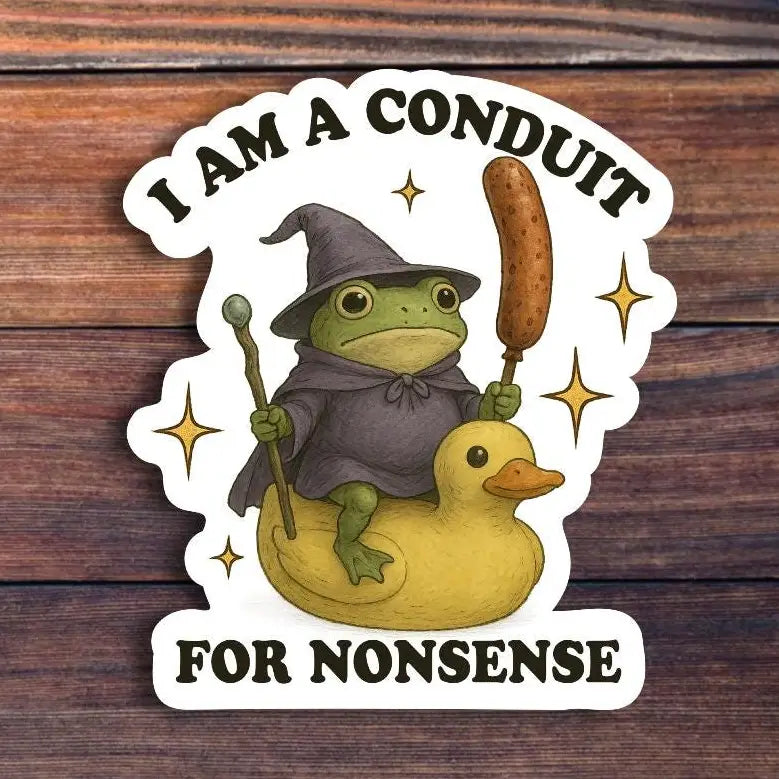 Sticker Horse I Am A Conduit For Nonsense Sticker