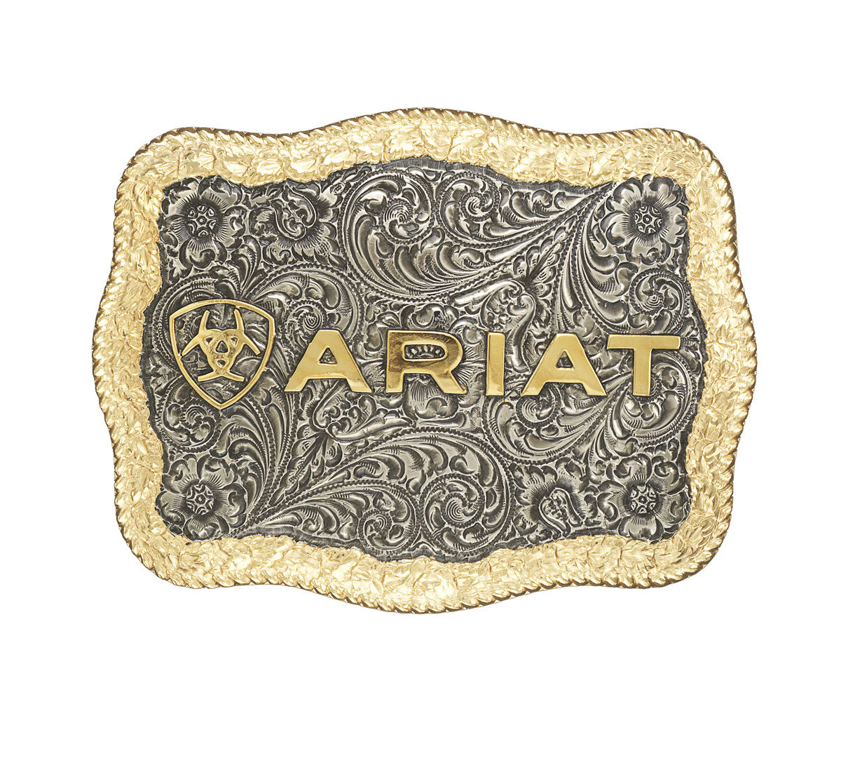 Ariat Rope Edge Logo Buckle