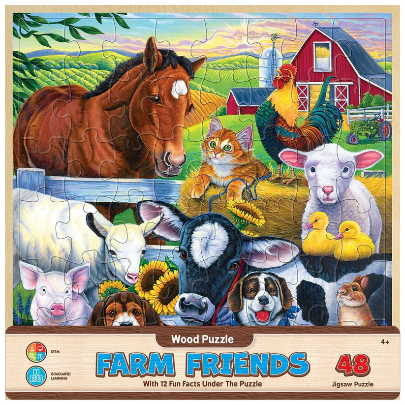 Leanin Tree Farm Friends Board Puzzle
