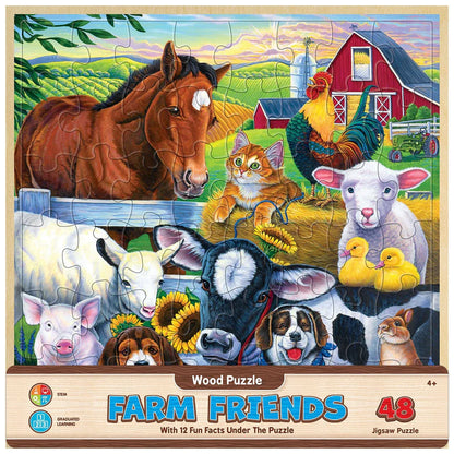 Leanin Tree Farm Friends Board Puzzle