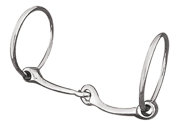 Weaver Draft Polish Jointed Loose Ring Snaffle