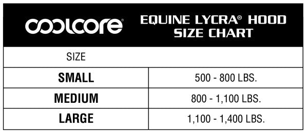 Weaver Coolaid Equine Lycra Hood