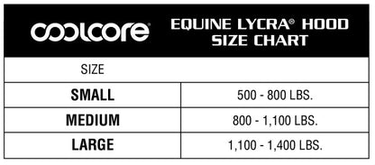 Weaver Coolaid Equine Lycra Hood