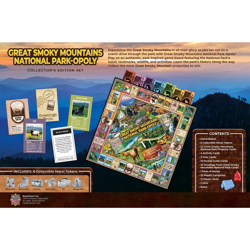 Leanin Tree Great Smoky Mountains National Park Opoly