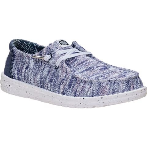 Hey Dude Wendy Knit Shimmer Light Grey/Multi