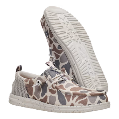 Hey Dude Wally Funk Burlebo Deer Camo Taupe/Camo