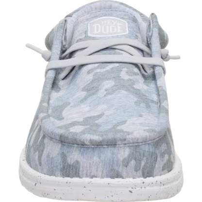 Hey Dude Wally Stretch Jersey Camo Light Grey/Multi