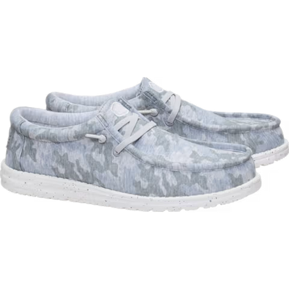 Hey Dude Wally Stretch Jersey Camo Light Grey/Multi