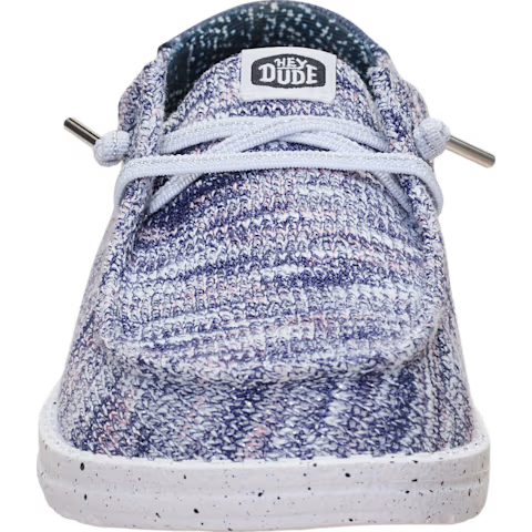 Hey Dude Wendy Knit Shimmer Light Grey/Multi