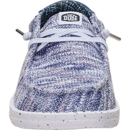 Hey Dude Wendy Knit Shimmer Light Grey/Multi