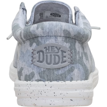 Hey Dude Wally Stretch Jersey Camo Light Grey/Multi