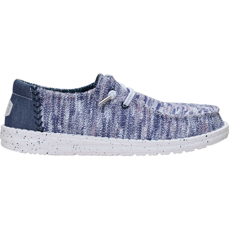 Hey Dude Wendy Knit Shimmer Light Grey/Multi