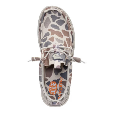 Hey Dude Wally Funk Burlebo Deer Camo Taupe/Camo