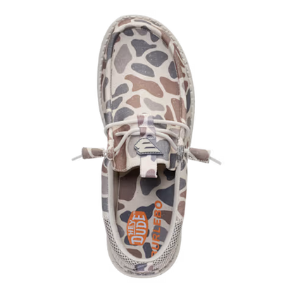 Hey Dude Wally Funk Burlebo Deer Camo Taupe/Camo