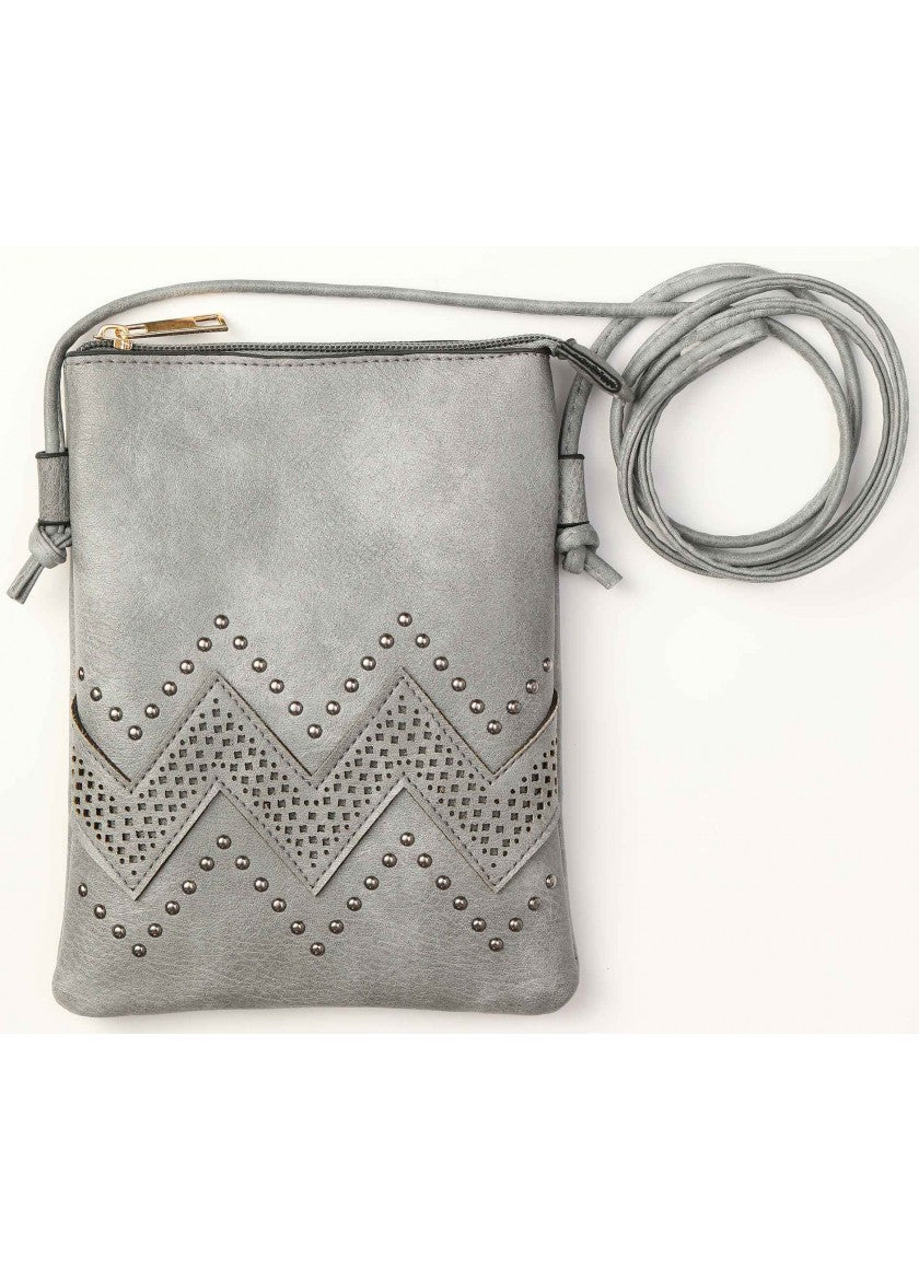 Shine Mark Accessories Zig Zag Crossbody Bag