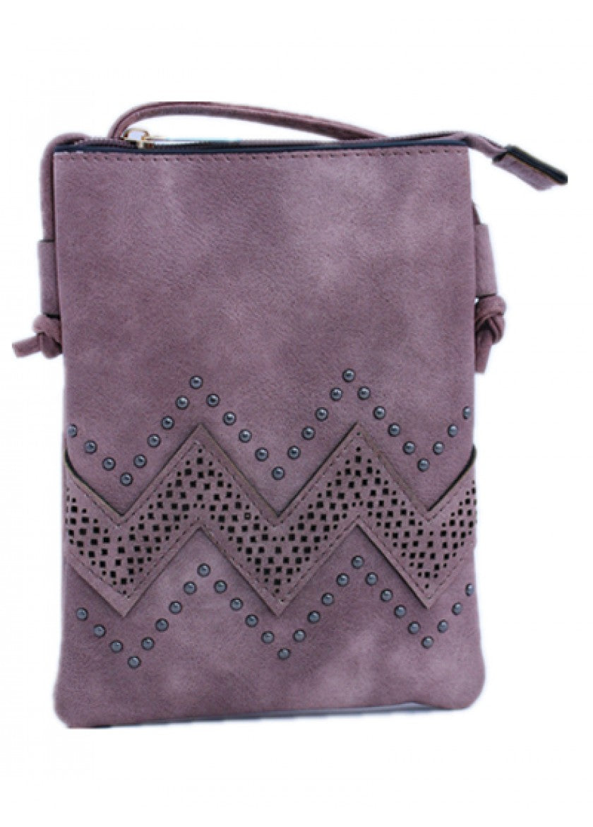 Shine Mark Accessories Zig Zag Crossbody Bag