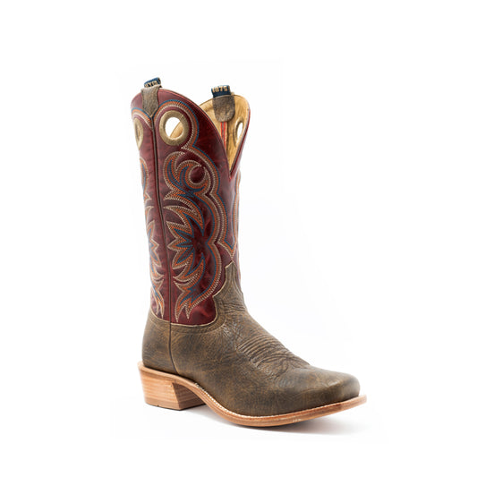 Hyer Riley Midnight Red Cowhide / Tobacco Shrunken Shoulder