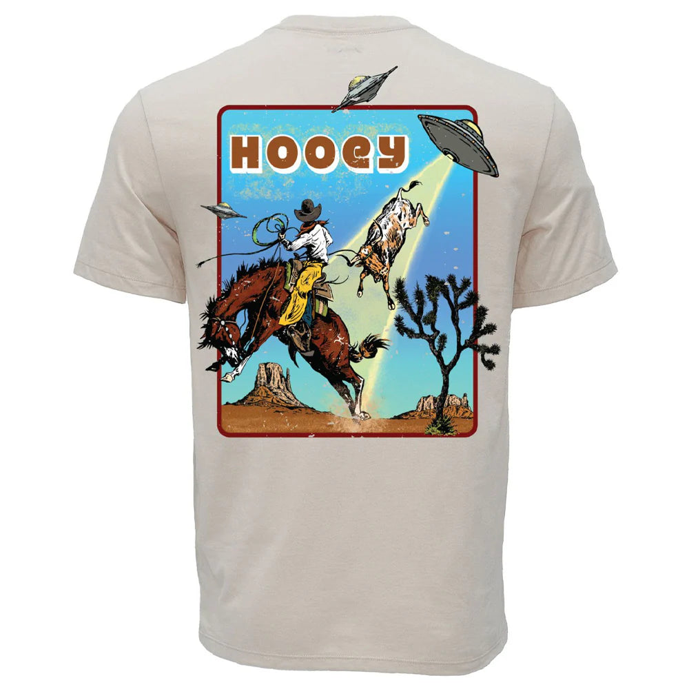 Hooey Space Rustler Cream with Space Cowboy T-shirt