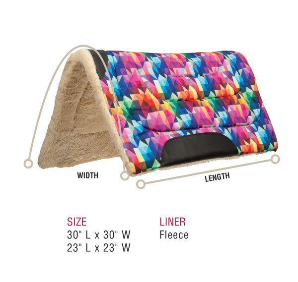 Weaver Pony Kaleidoscope Western Saddle Pad