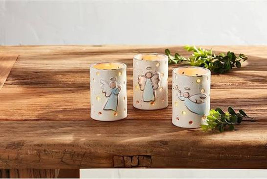Mudpie Farmhouse Angel Votive Cup