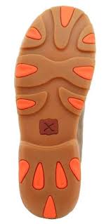 Twisted X Chukka Bomber Brown/Orange Accents