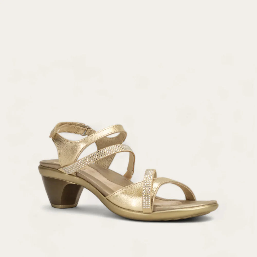 Naot Innovate Radiant Gold Leather/Gold Rivets