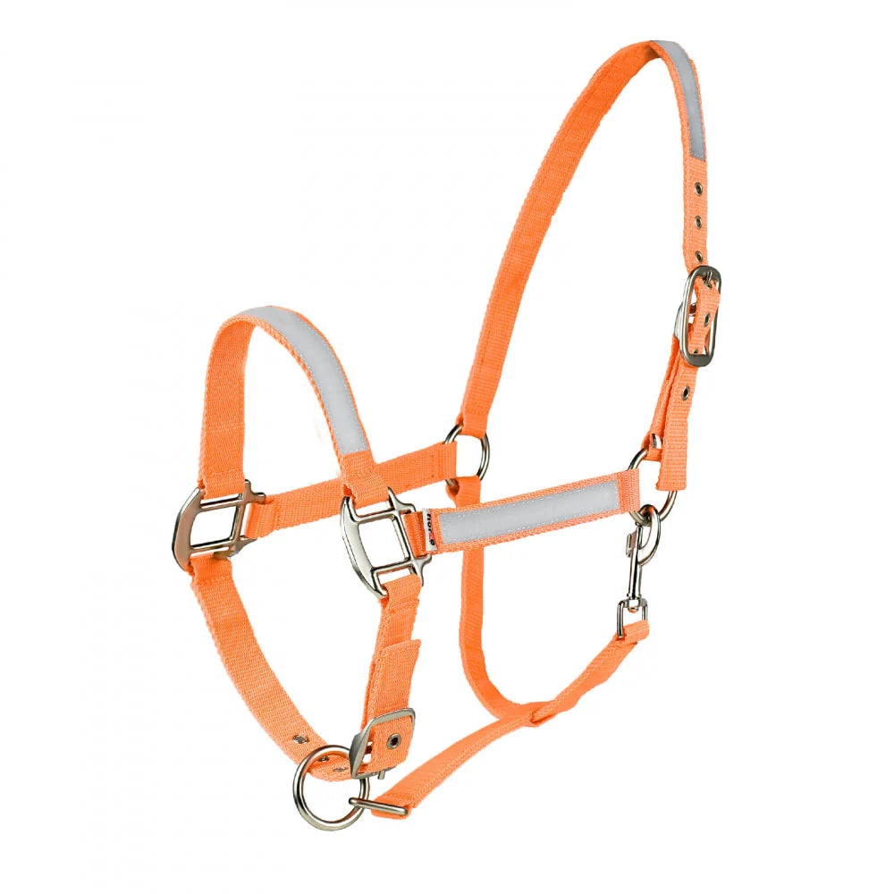 Horze Reflective Halter - Orange