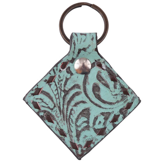 Circle Y Leather Key Chain