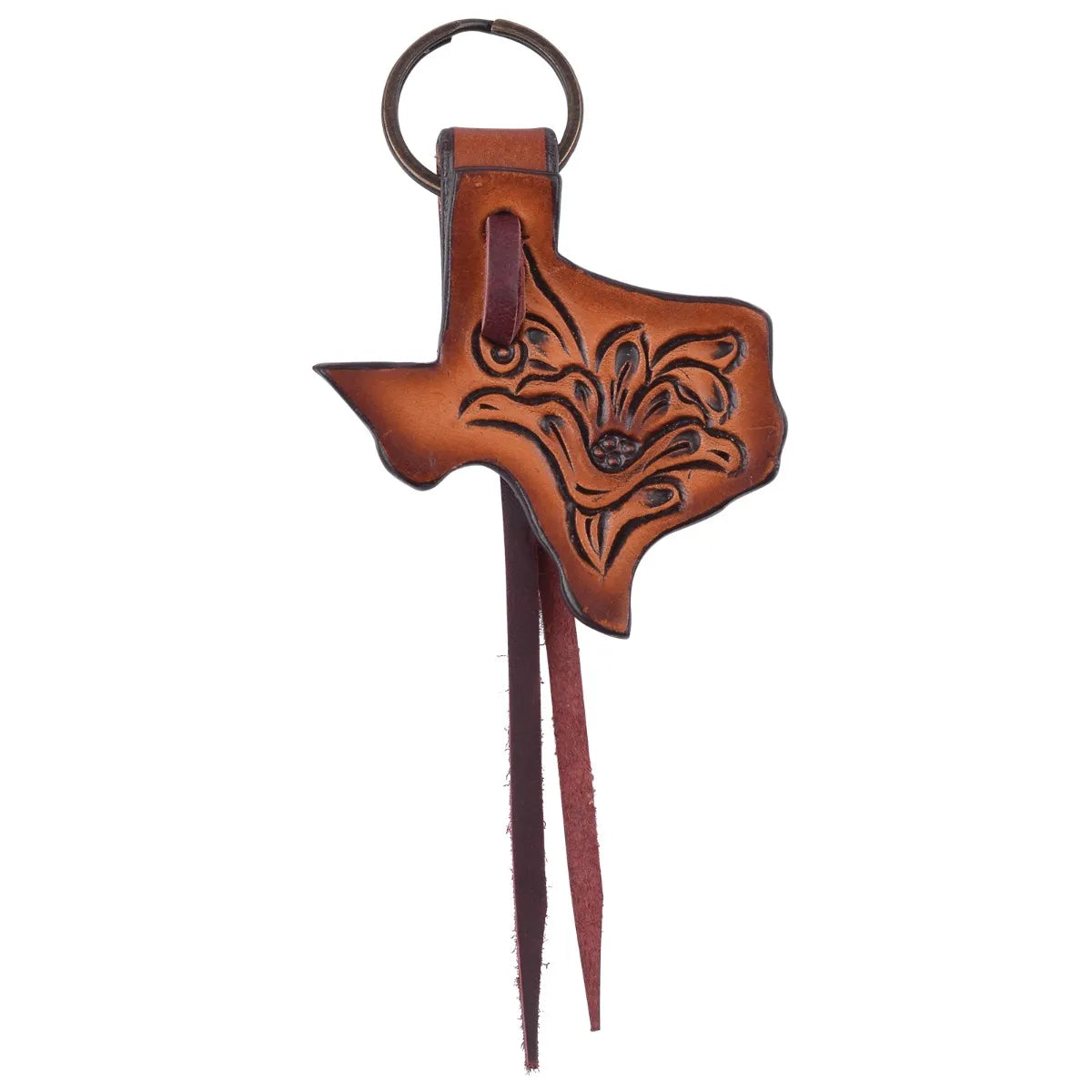Circle Y Leather Key Chain