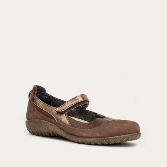 Naot Kirei Coffee Nubuck Toffee Radiant Copper