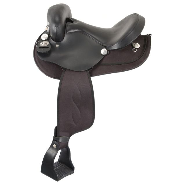 King Series Neutron Marathon Endurance Saddle Black