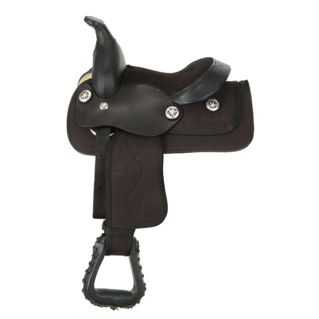 King Series Miniature Synthetic Western Saddle