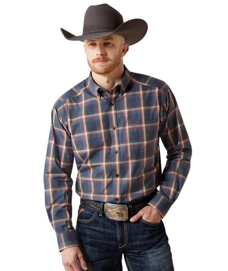 Ariat Pro Series Ward Classic Fit Shirt Navy