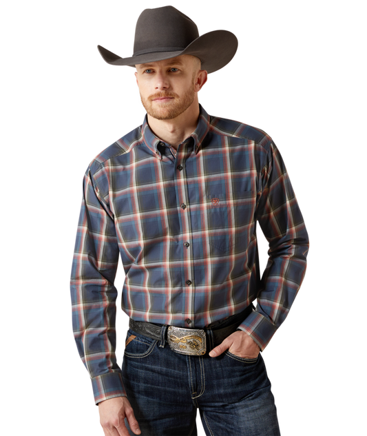 Ariat Pro Series Ward Classic Fit Shirt Navy