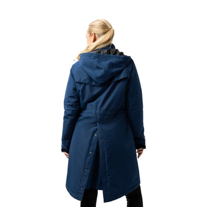B Vertigo Joanna Womens Padded Raincoat Navy