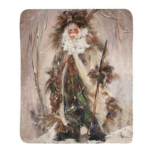 Manual Northwoods Santa Sherpa Fleece Blanket