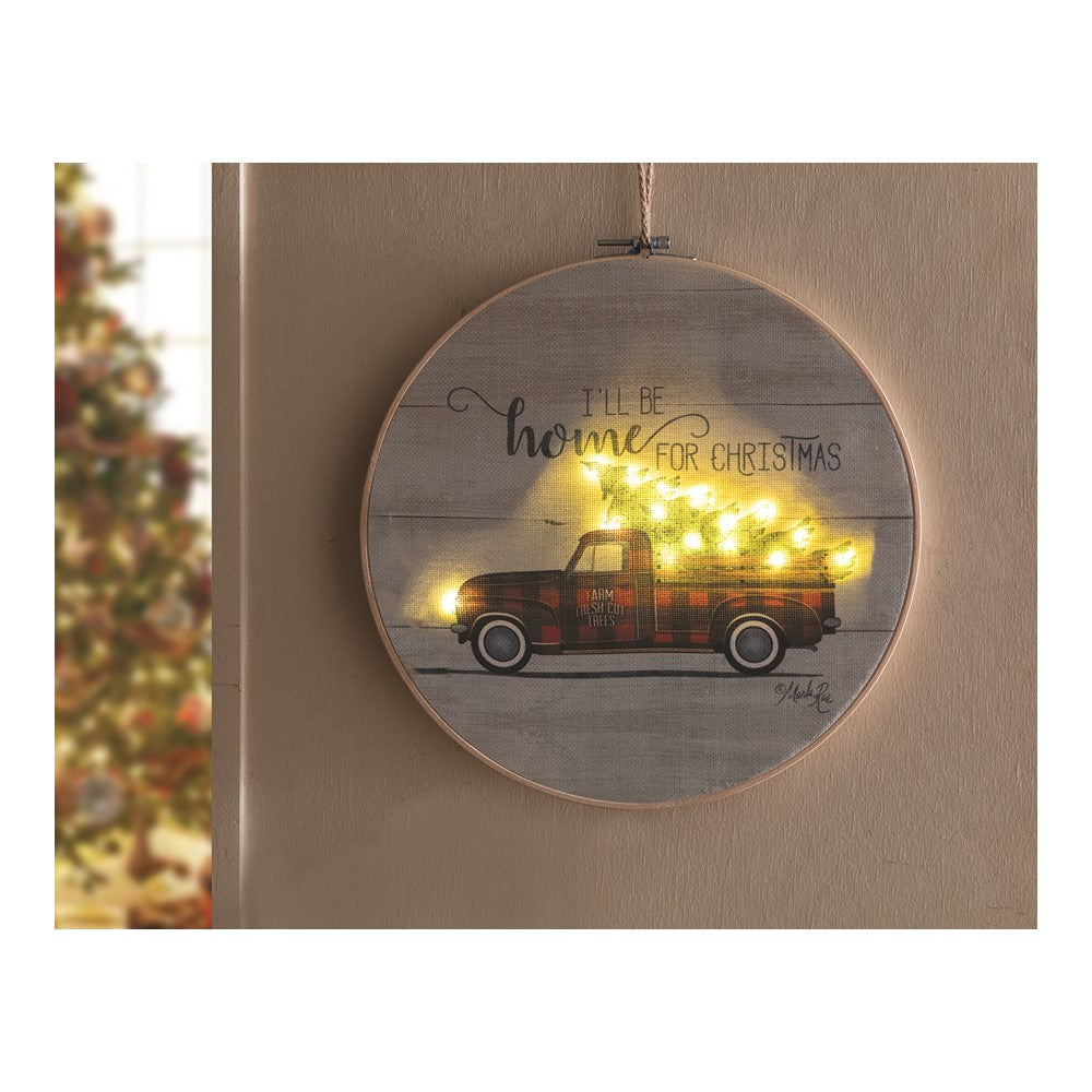 Manual Holiday Truck LED Sign