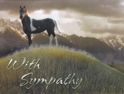 Leanin Tree With Sympathy Horse