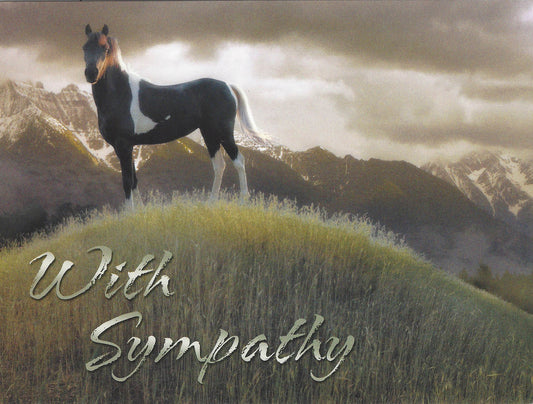 Leanin Tree With Sympathy Horse