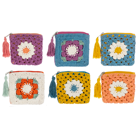 Ganz Knit Coin Purse Multi