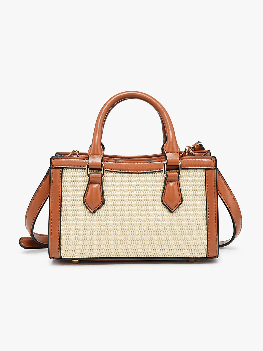 Jen & Co Harmony Straw Crossbody