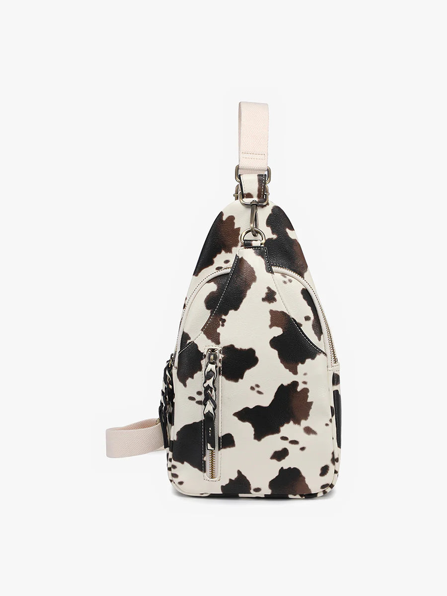Jen & Co Nikki Multi Compartment Sling Bag