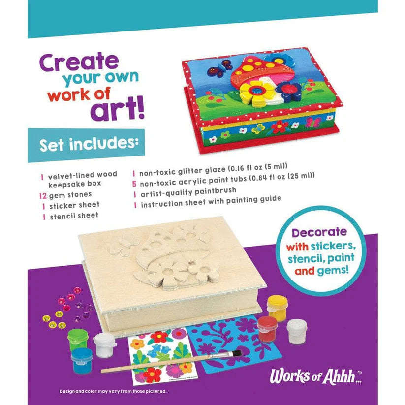 Leanin Tree Magic Garden Keepsake Box