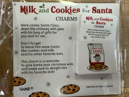 Ganz Milk & Cookies Christmas Charm
