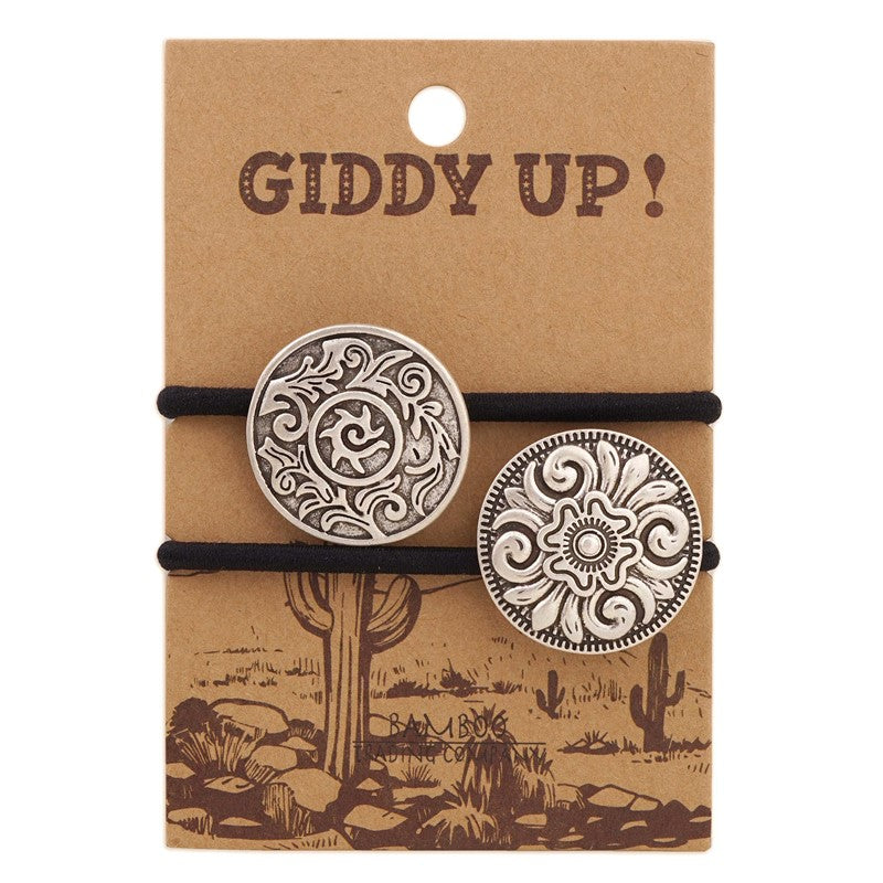 Bamboo Trading Company Hair Tie Giddy Up
