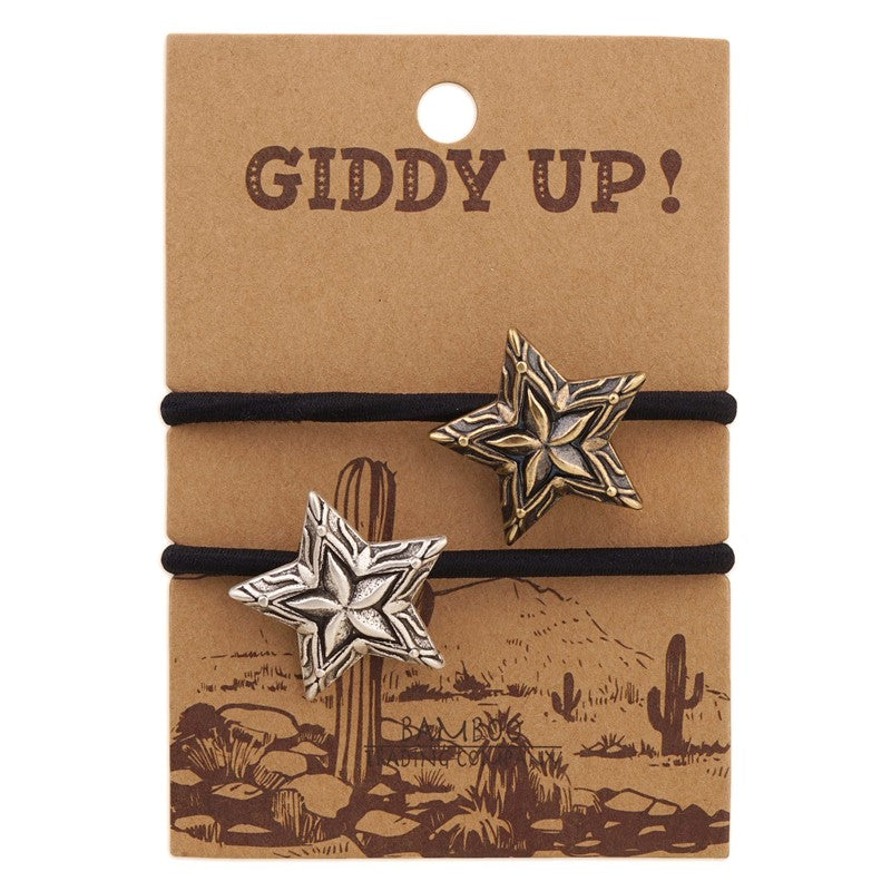 Bamboo Trading Company Hair Tie Giddy Up