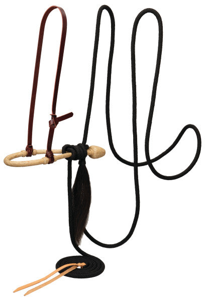 Weaver Complete Mecate Set with Bosal and Black Reins