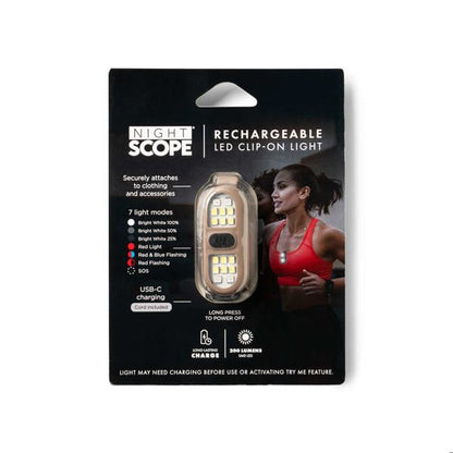Rechargeable LED Clip On Light